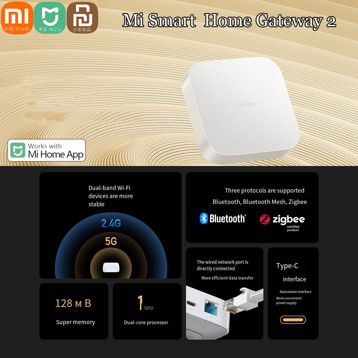Xiaomi Hub Mijia Hub - Original xiaomi mijia casa inteligente hub