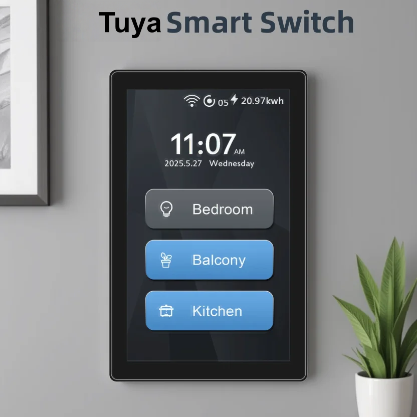 Diy Home Automation System - Interruptores Wi-Fi Inteligentes Tuya EU 4x4