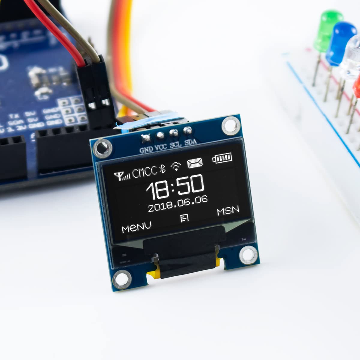 Módulo de exibição OLED I2C II - Home Automation Arduino avaliação e preço
