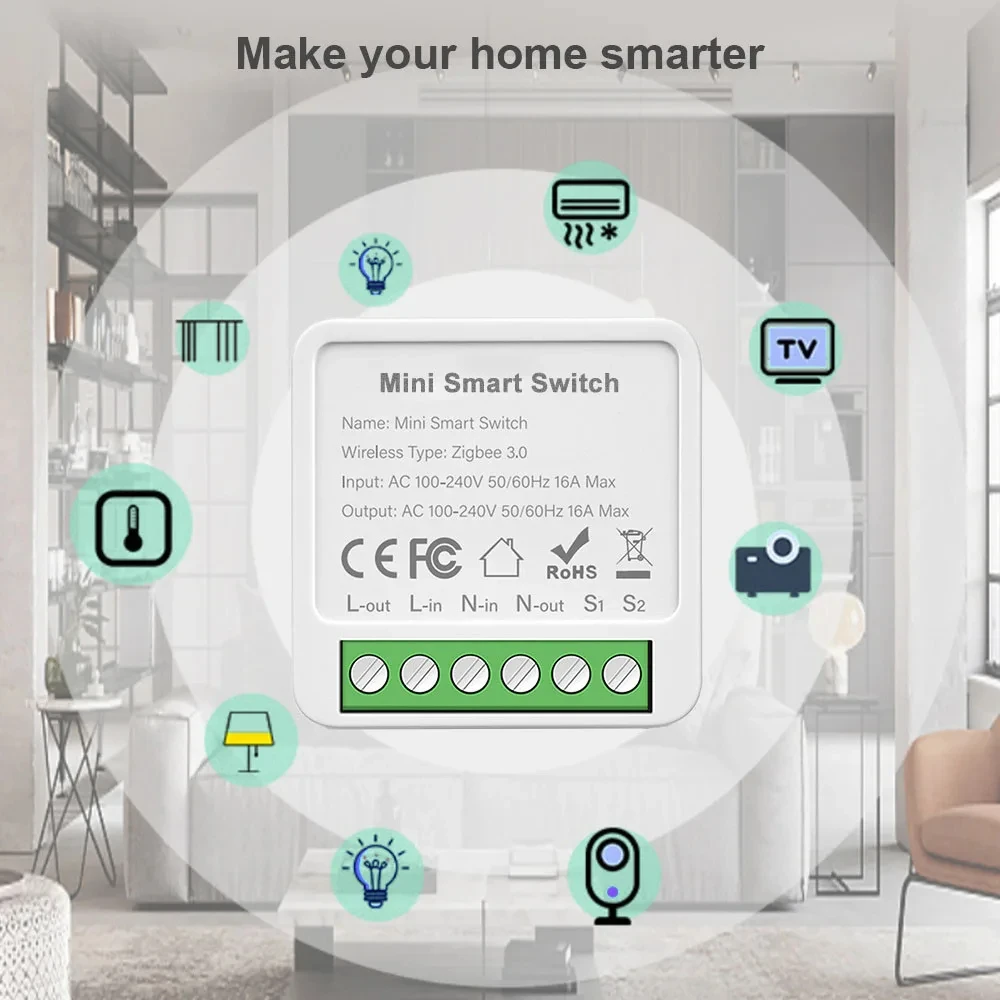 Mini Interruptor Inteligente W - Home Automation Diy avaliação e preço