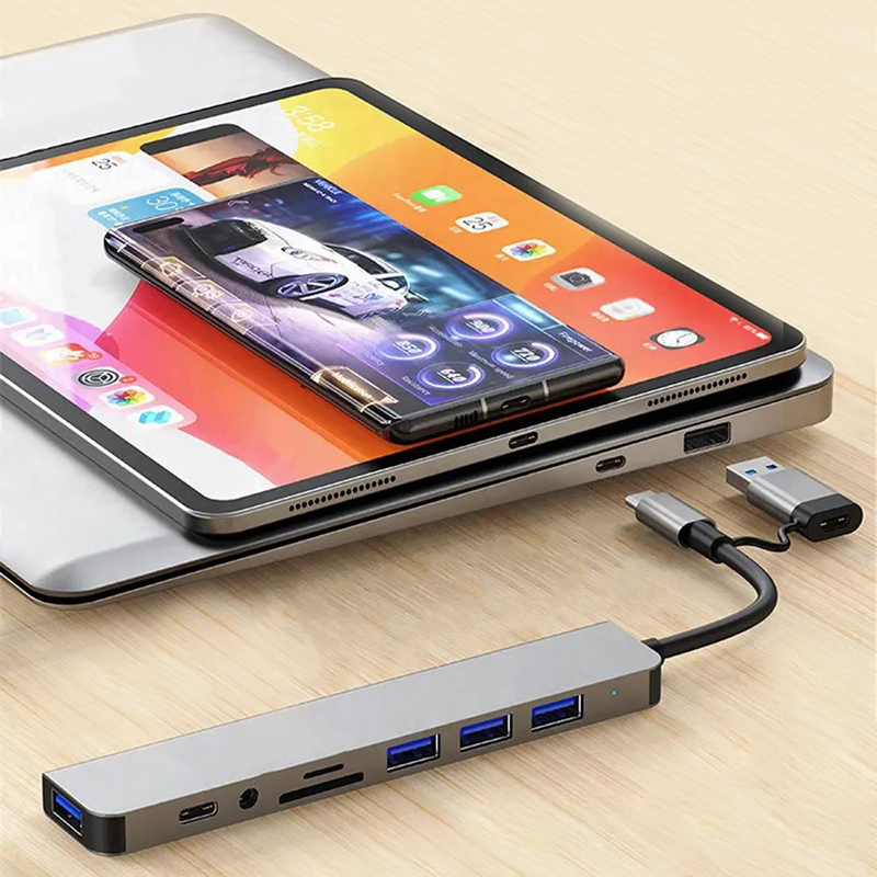 Hub USB Tipo C 8 em 1, Extenso - Home Assistant Sd avaliação e preço