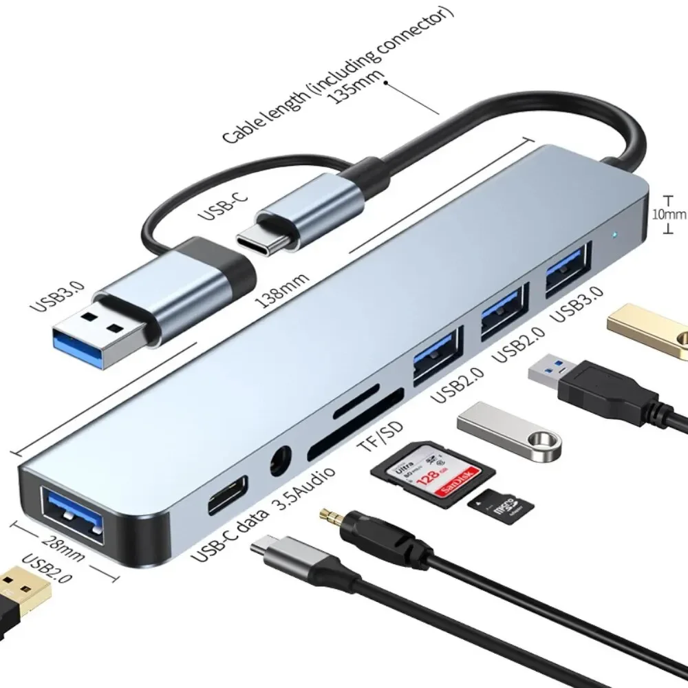 Hub 8 em 2 USB-C com leitor de - Home Assistant Sd avaliação e preço