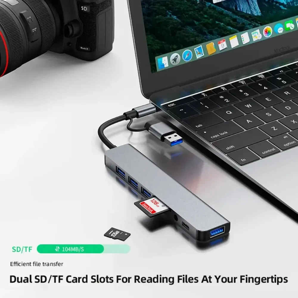 Hub 8 em 2 USB-C com leitor de - Home Assistant Sd avaliação e preço