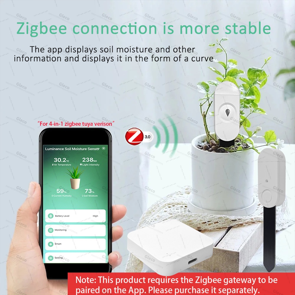 Sensor de Umidade do Solo Zigb - Home Automation Technology avaliação e preço