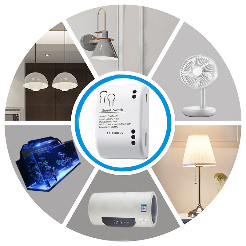 1ch 2ch 4ch 7v 12v 24v 220v mó - Home Automation Diy avaliação e preço